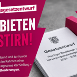 Teil 3. zur Alimentation. Politische Entwicklungen im Thüringer Landtag, sorgen für Verzögerung! Wie geht es weiter?